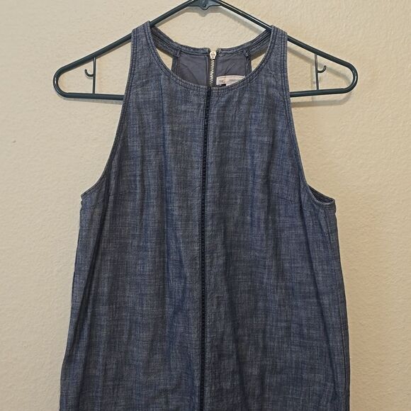 Gap Denim A-Line chambray dress size 0 - Picture 2 of 9